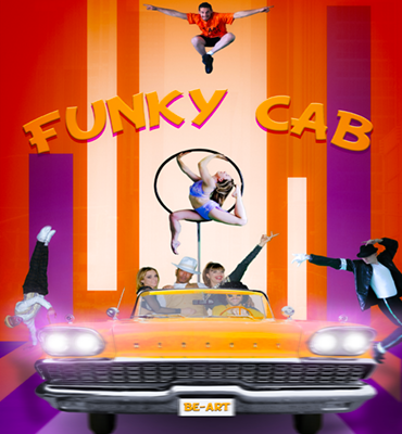 Funky cab spectacle